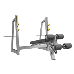 Скамья-стойка для жима под углом вниз (Olympic Decline Bench) A-3041